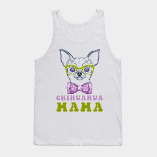 Groovy chihuahua mama - The nerdy chihuahua dog lover shirt Tank Top